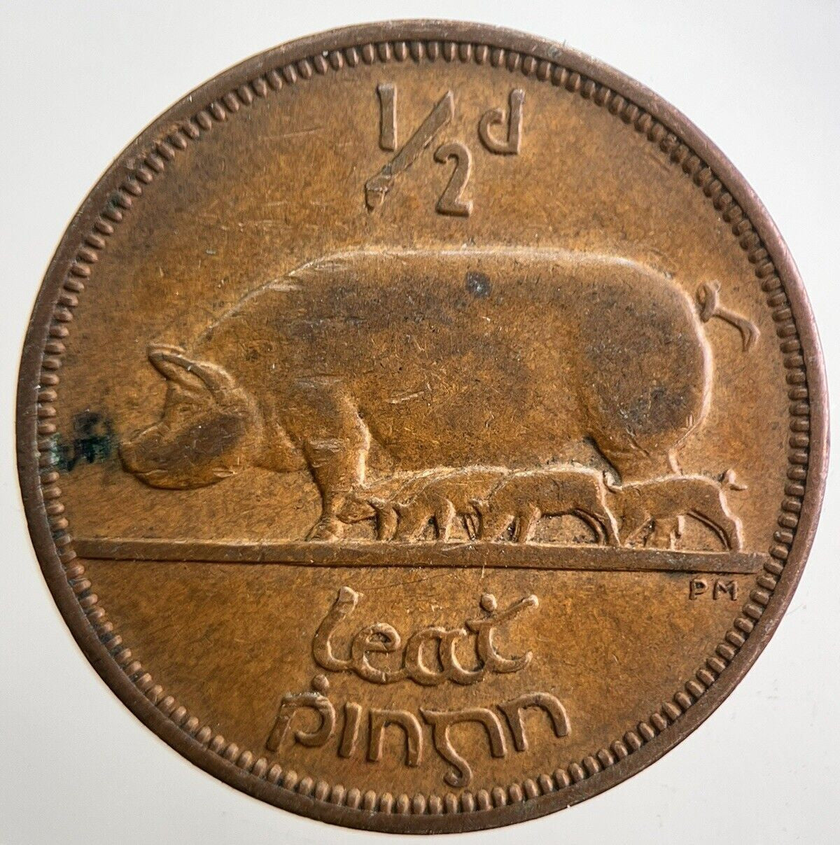 1964 Irish Half - Penny Coin | Very High Grade | a4883