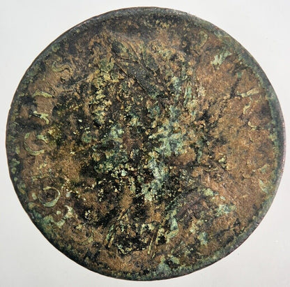 1763 George 2nd II Half - Penny Coin | Fine Collectable Grade | a9984