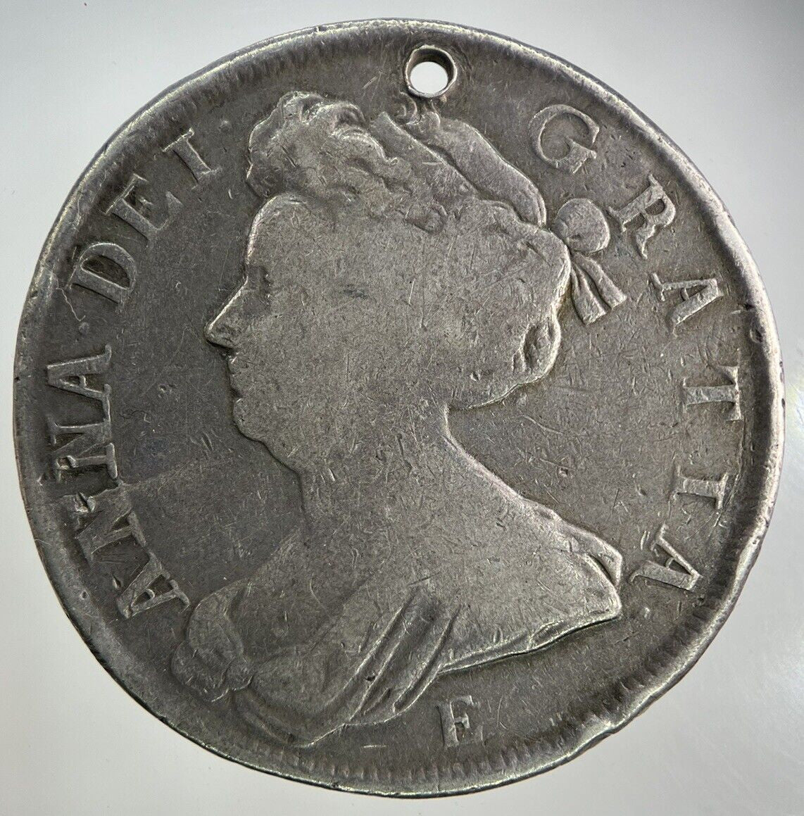 1707 Anne Half - Crown Silver Coin | Collectable Grade | a9879