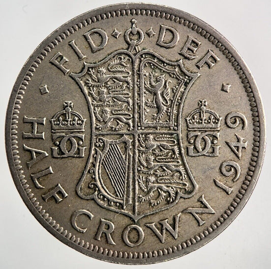 1949 George VI Half - Crown Coin | Fine Collectable Grade