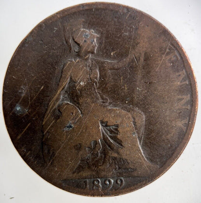 1899 Victoria One Penny Coin | Collectable Grade