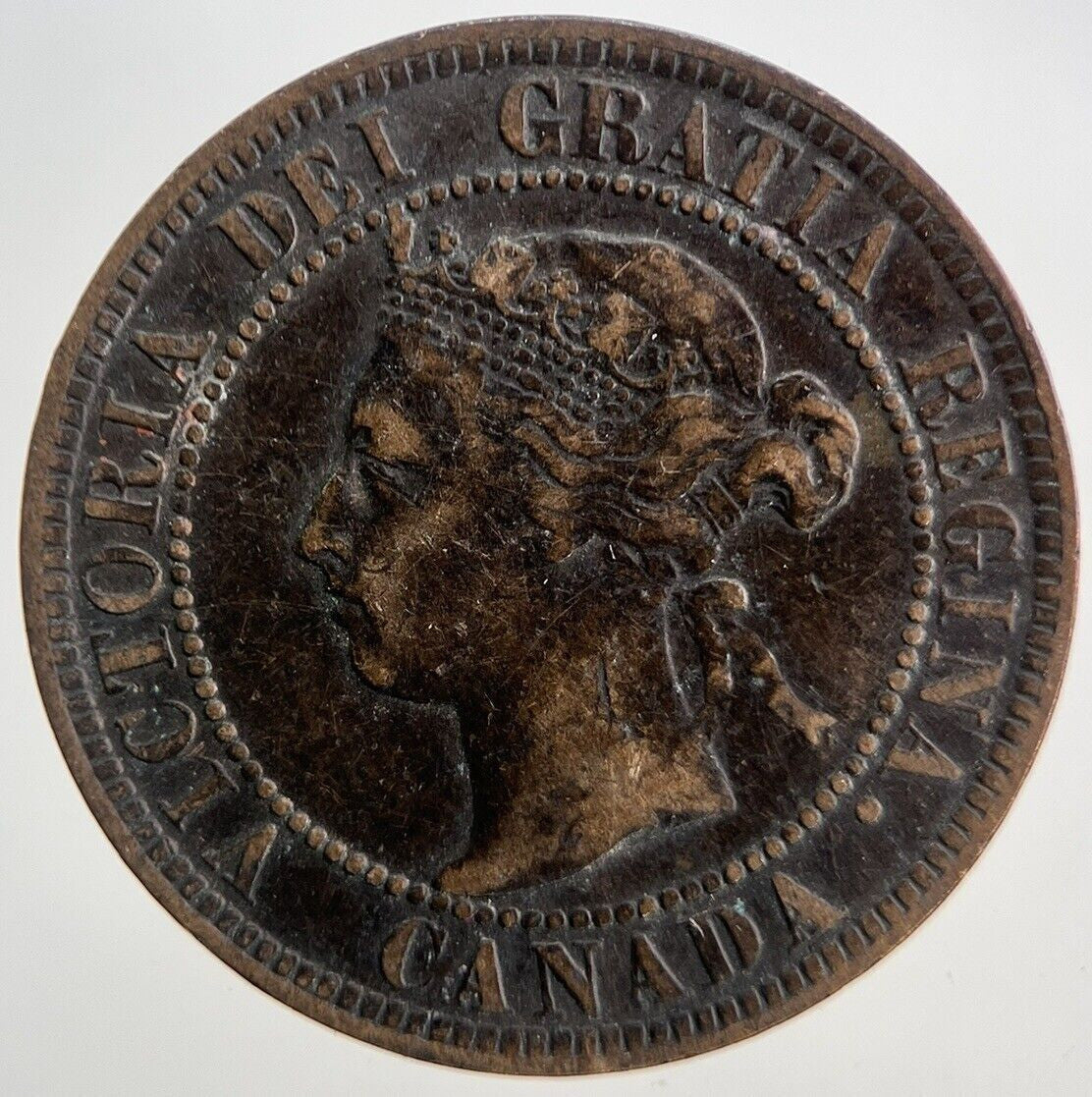 1897 Canada One 1 Cent Coin | Fine Collectable Grade
