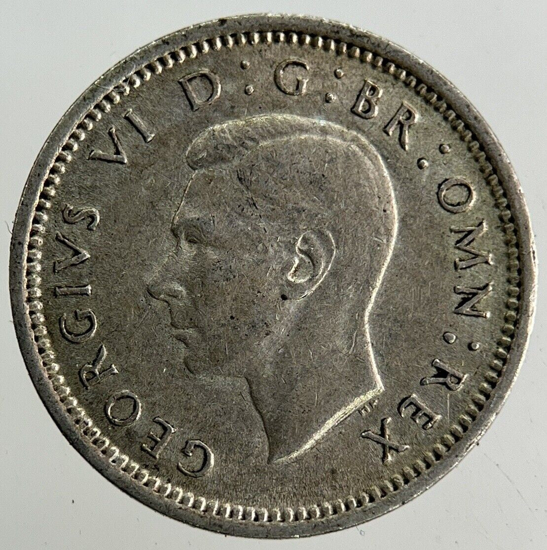 1939 George VI Threepence Silver Coin | Fine Collectable Grade