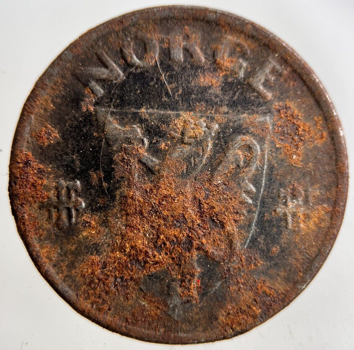 1944 Norway Iron 5 Ore Coin | Collectable Grade