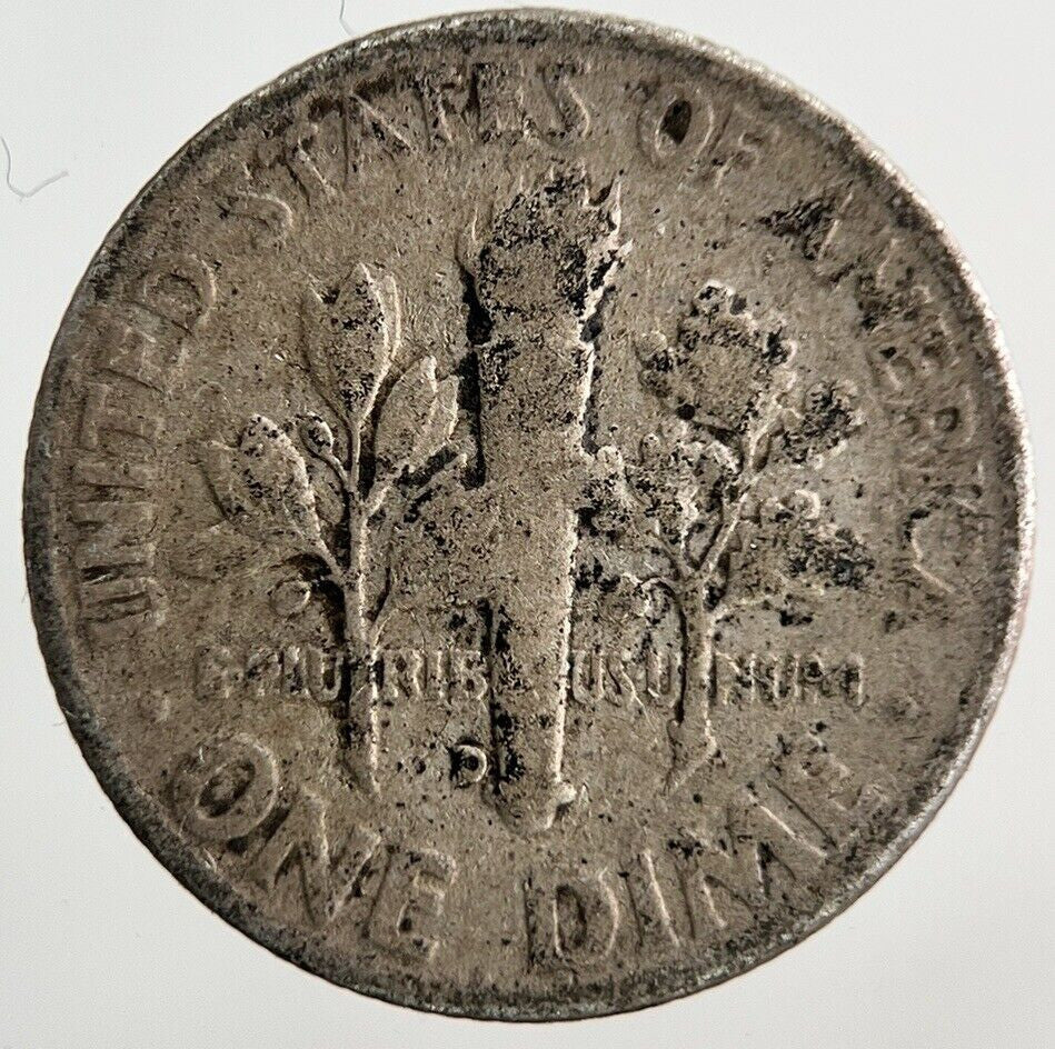 1956 US USA Roosevelt One Dime Silver Coin | Collectable Grade