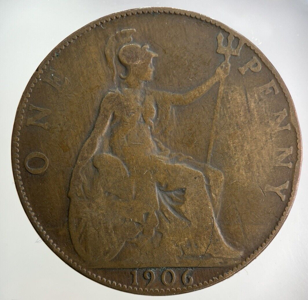 1906 Edward VII One Penny Coin | Collectable Grade