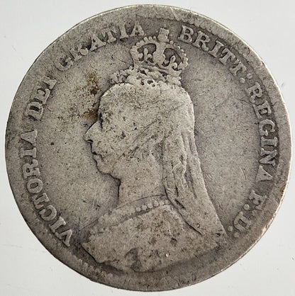 1891 Victoria Threepence Silver Coin | Collectable Grade | a8185