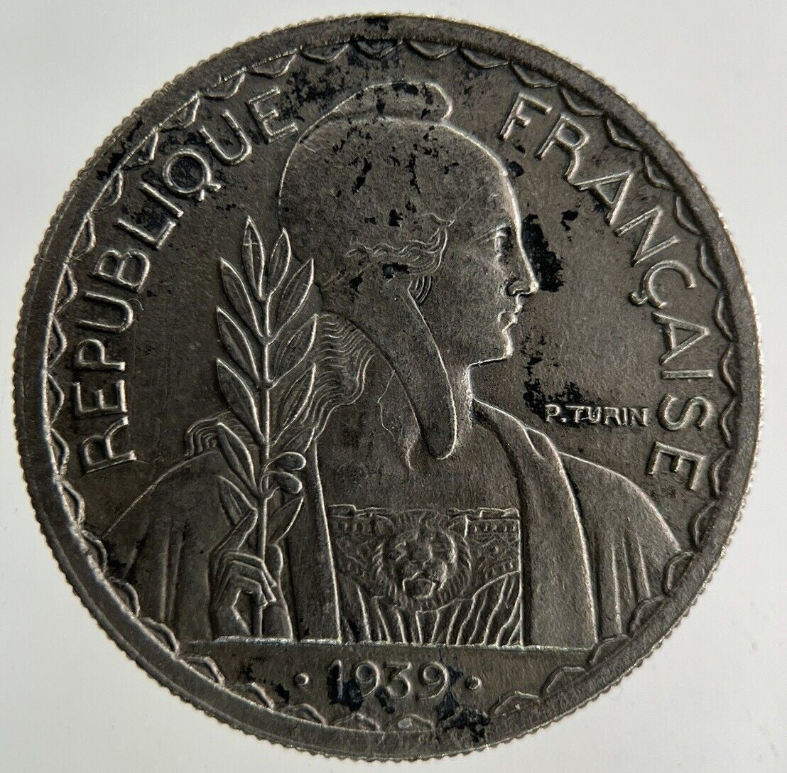 1939 France Indo China 20 Centimes Coin | Fine Collectable Grade