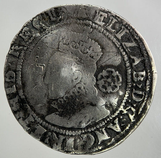 1582 Elizabeth I 1st Sixpence Hammered Silver Coin | Collectable Grade