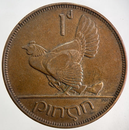 1933 Irish One Penny Coin | Fine Collectable Grade