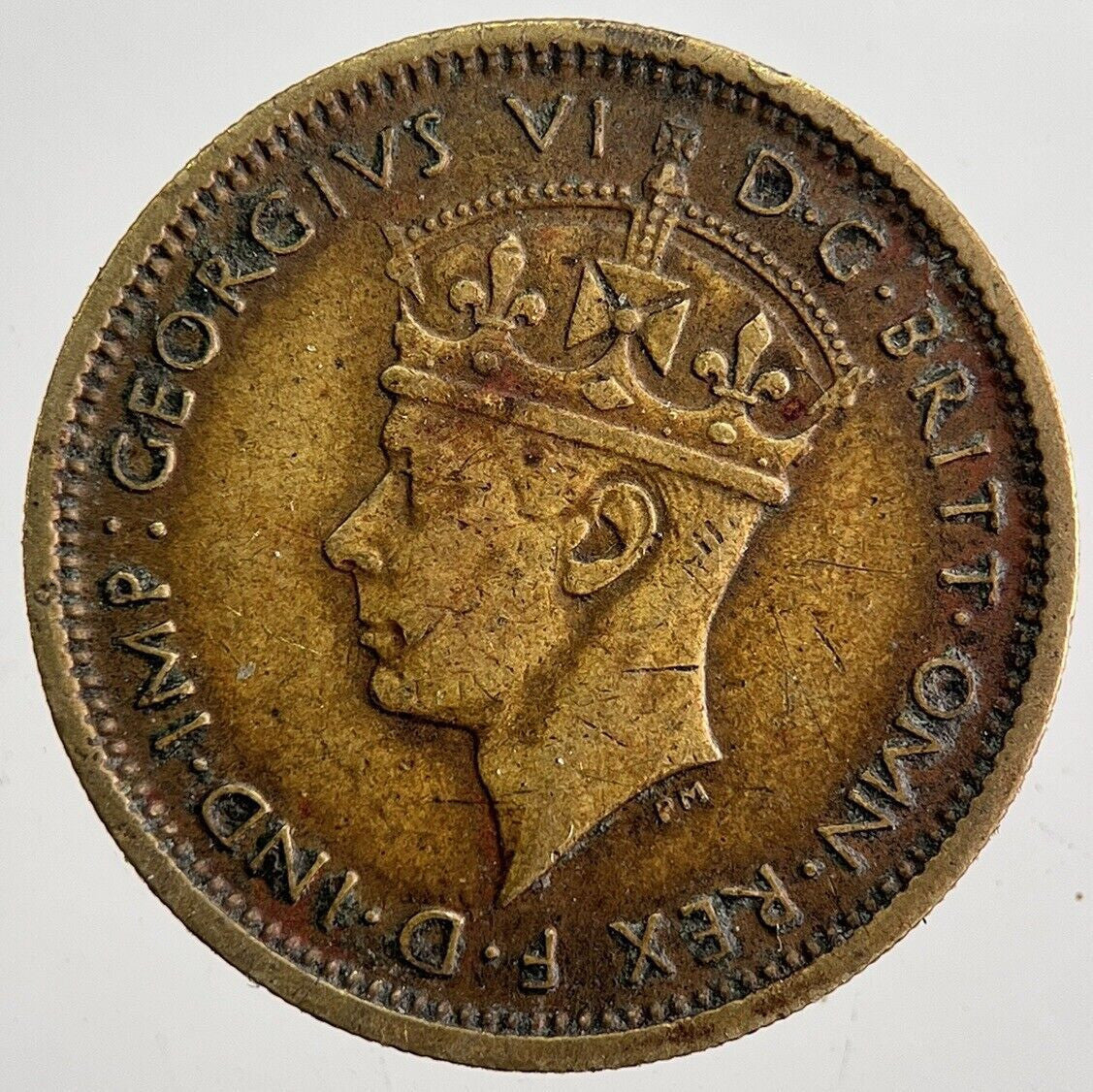 1938 British West Africa Sixpence Coin | Very High Grade | a7582