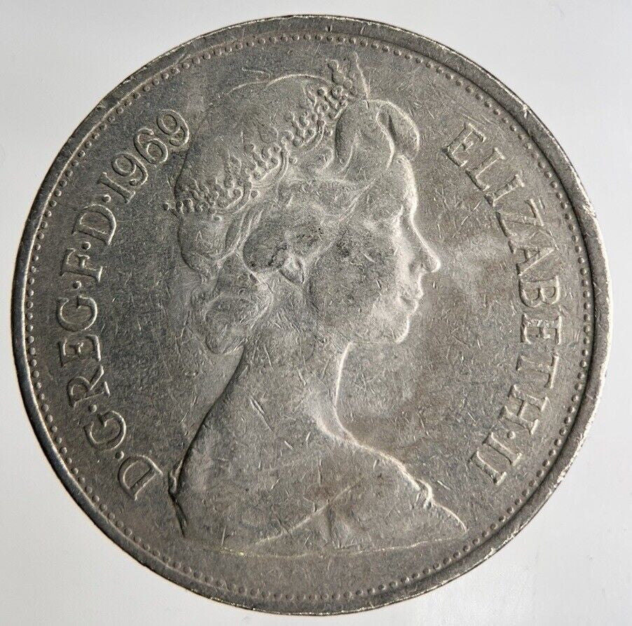 1969 Elizabeth II 10p 10 Ten Pence Coin | Fine Collectable Grade