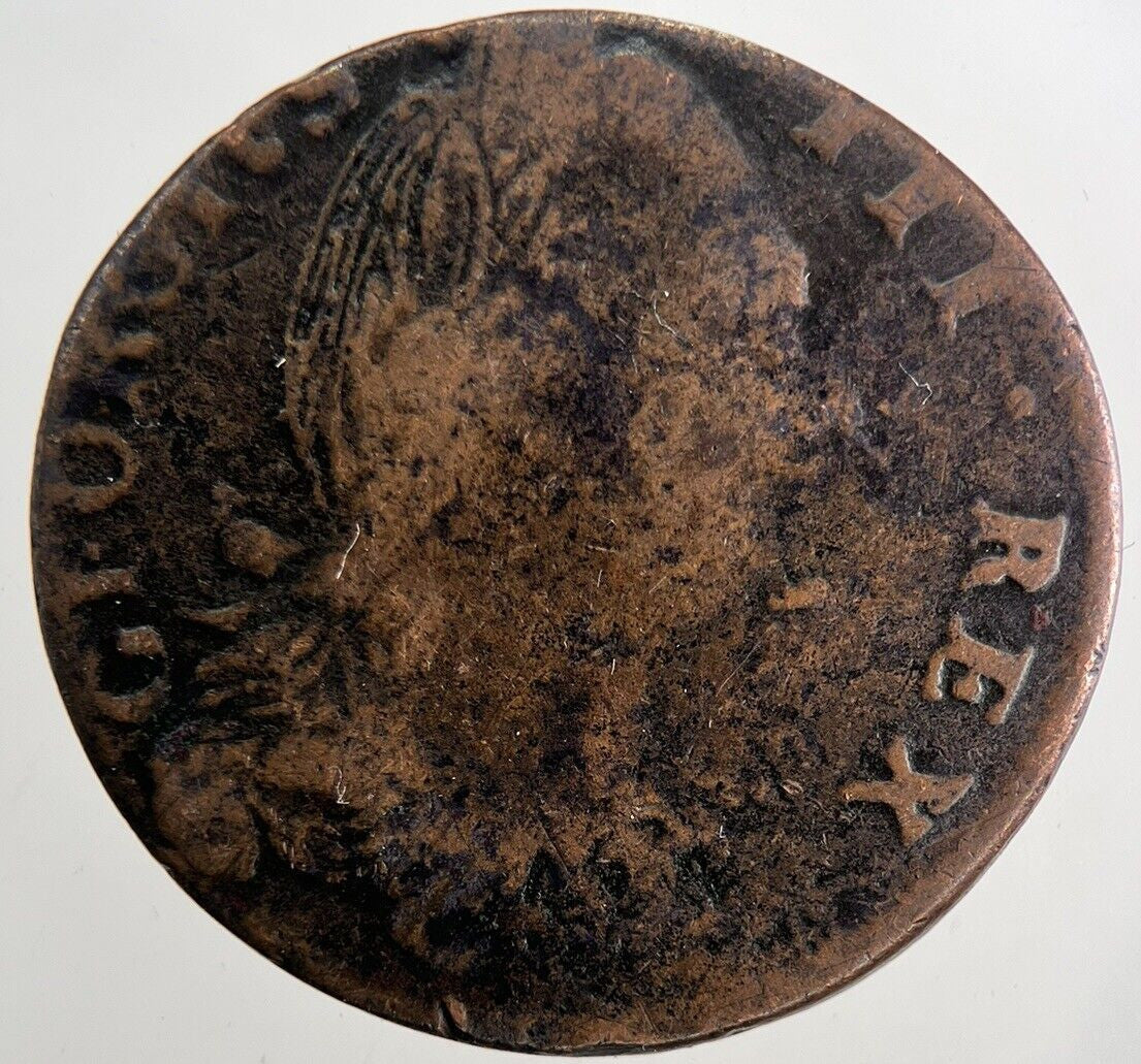 1781 George III Irish Hibernia Half - Penny Coin | Collectable Grade | a9849