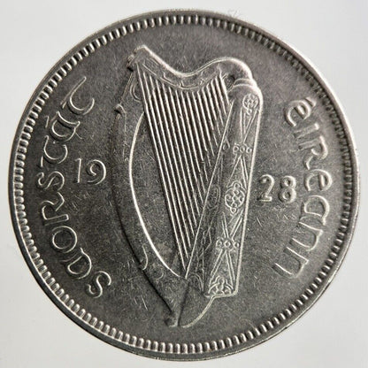 1928 Irish Sixpence Coin | Very High Grade