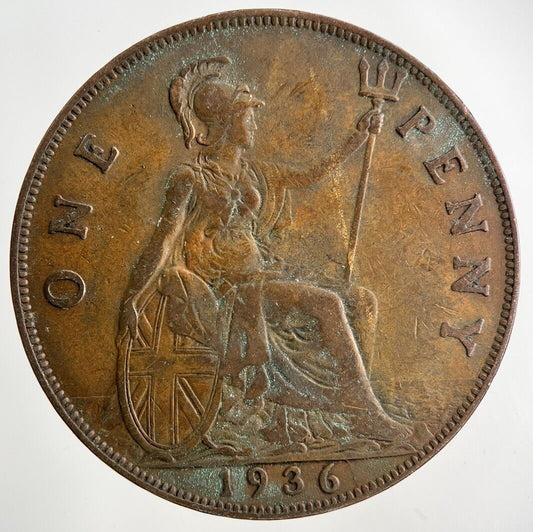 1936 George V One Penny Coin | Fine Collectable Grade