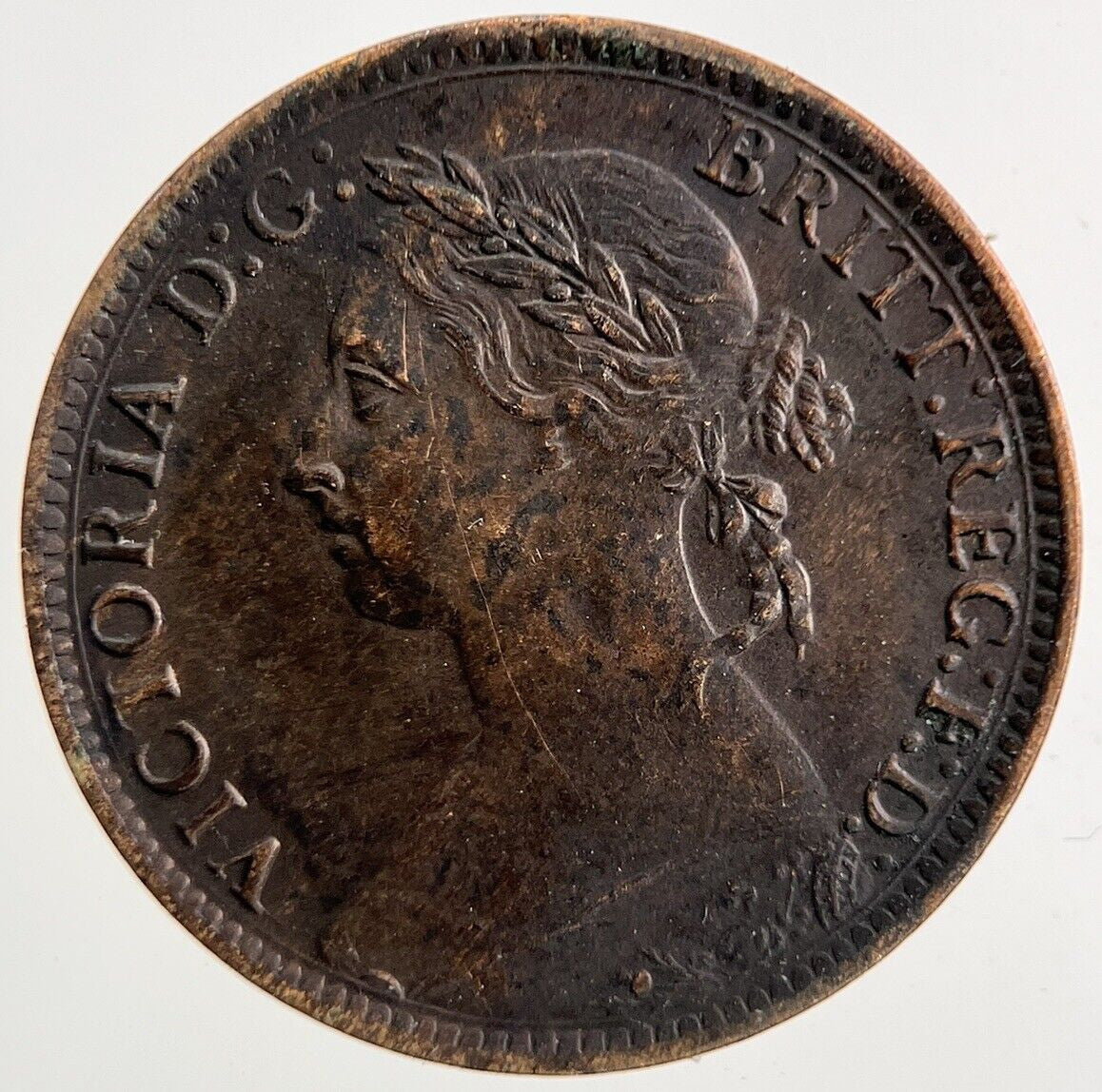 1884 Victoria Farthing Coin | Very High Grade