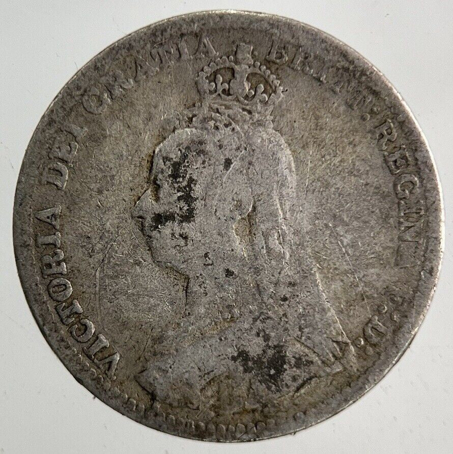 1892 Victoria Threepence Silver Coin | Collectable Grade