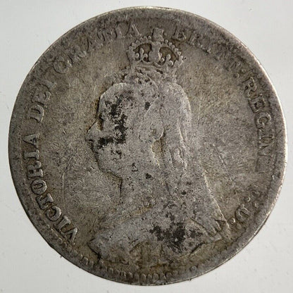 1892 Victoria Threepence Silver Coin | Collectable Grade