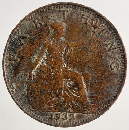 1932 George V Farthing Coin | Fine Collectable Grade