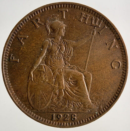 1928 George V Farthing Coin | Very High Grade