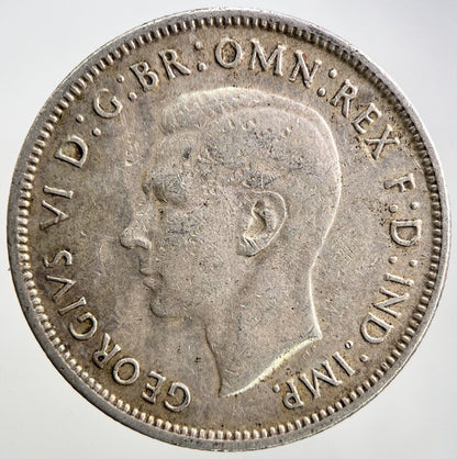 1942 - S Australia Florin Silver Coin | Fine Collectable Grade | a3450