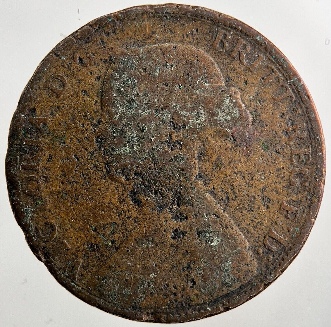 1861 Victoria Half - Penny Coin | Collectable Grade