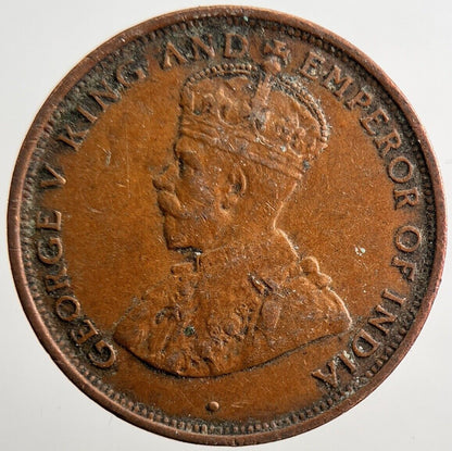 1929 Ceylon 1 One Cent Coin | Very High Grade | a3789