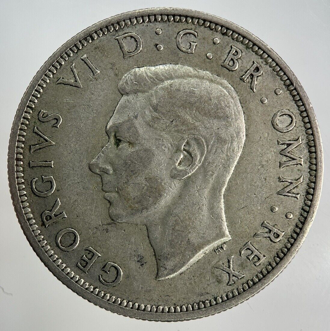 1940 George VI Half - Crown Silver Coin | Fine Collectable Grade
