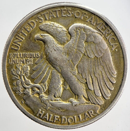 1943 - S US USA Liberty Half Dollar Silver Coin | Very High Grade | a6198