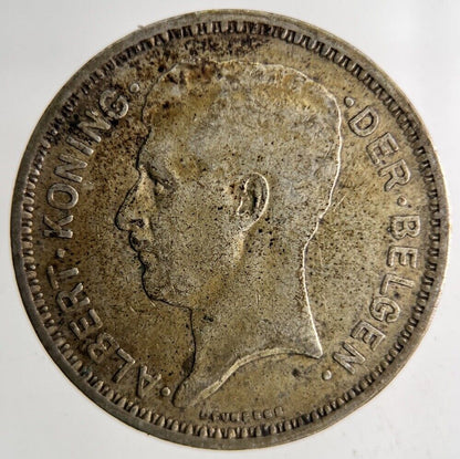 1934 Belgium 20 Francs Silver Coin | Fine Collectable Grade