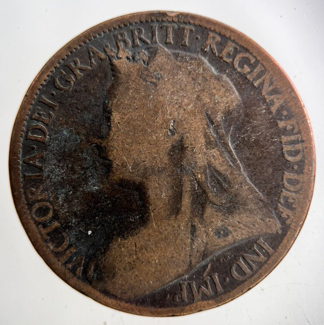 1899 Victoria One Penny Coin | Collectable Grade