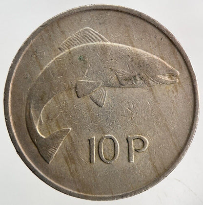 1975 Irish 10p Ten - Pence Coin | Fine Collectable Grade