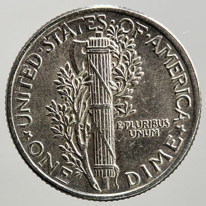 1941 US USA Mercury Dime Silver Coin | Very High Grade | a284