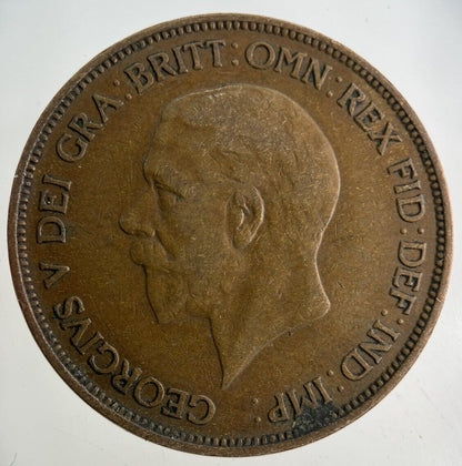 1936 George V One Penny Coin | Fine Collectable Grade