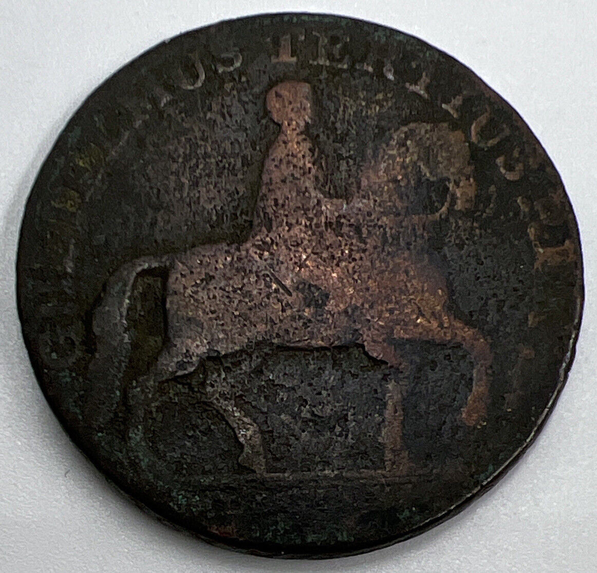 1791 Gulielmus Tertius Rex Half-Penny | Fair Collectable Grade | a1244
