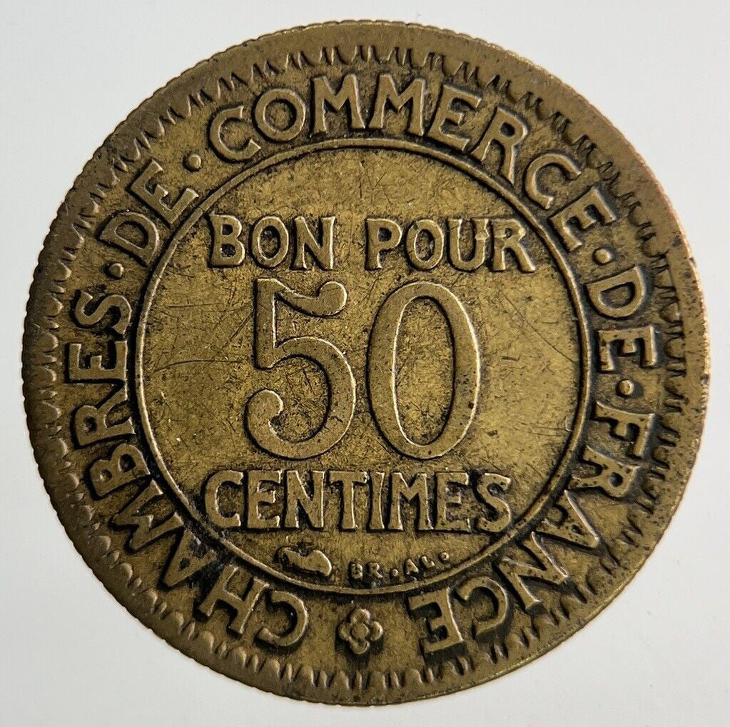1926 France 50 Centimes Coin | Fine Collectable Grade