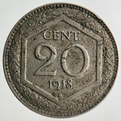 1918 Italy 20 Centesimi Coin | Fine Collectable Grade