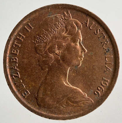 1966 Australia 1 Cent Coin | Fine Collectable Grade