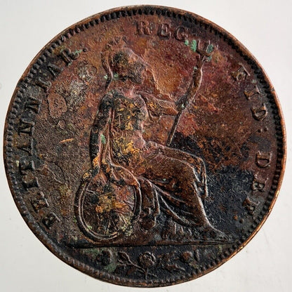 1855 Victoria Farthing Coin | Fine Collectable Grade