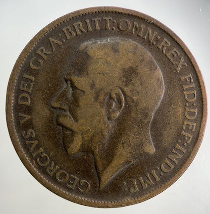 1912 - H George V One Penny Coin | Collectable Grade