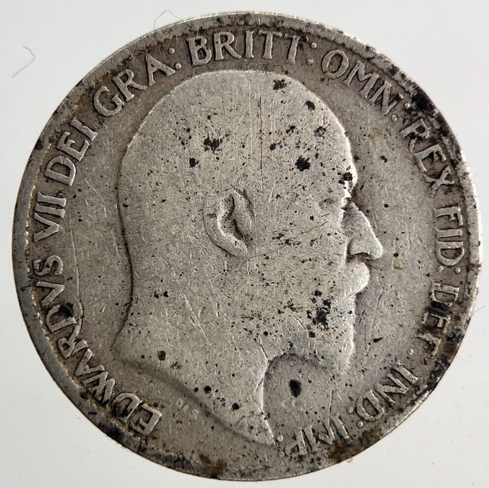 1902 Edward VII Sixpence Silver Coin | Collectable Grade