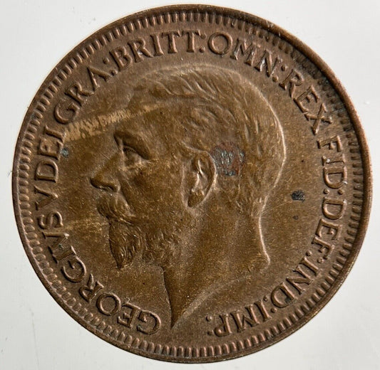 1929 George V Farthing Coin | Very High Grade