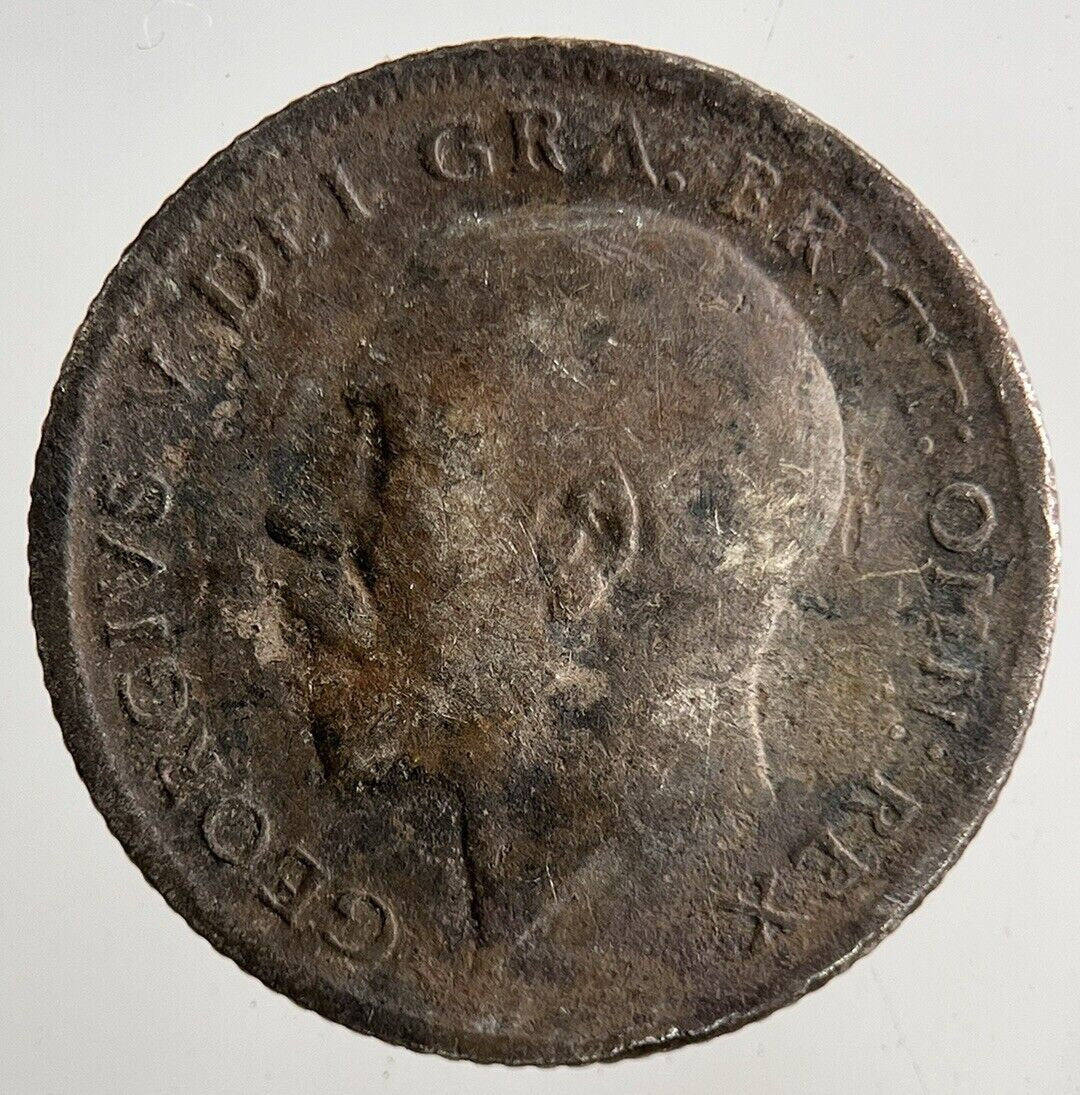 1914 George V Sixpence Silver Coin | Fair Grade