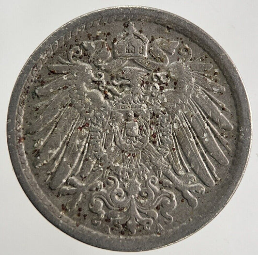 1908 Germany 5 Pfennig Coin | Fine Collectable Grade