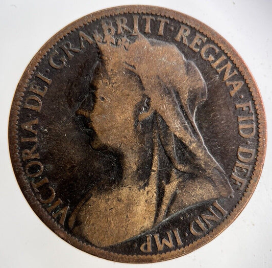 1899 Victoria One Penny Coin | Collectable Grade