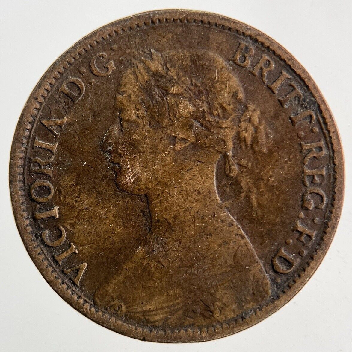1860 Victoria Farthing Coin | Fine Collectable Grade