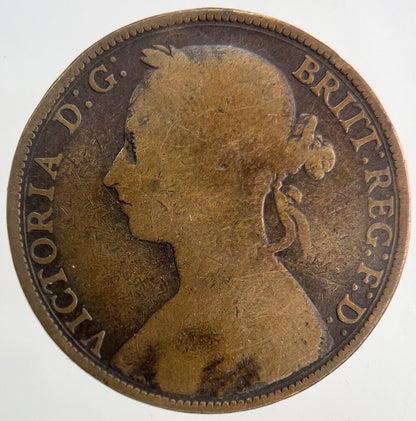 1882 - H Victoria One Penny Coin | Collectable Grade