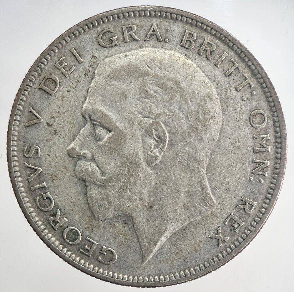1928 George V Half - Crown Silver Coin | Fine Collectable Grade | a6333