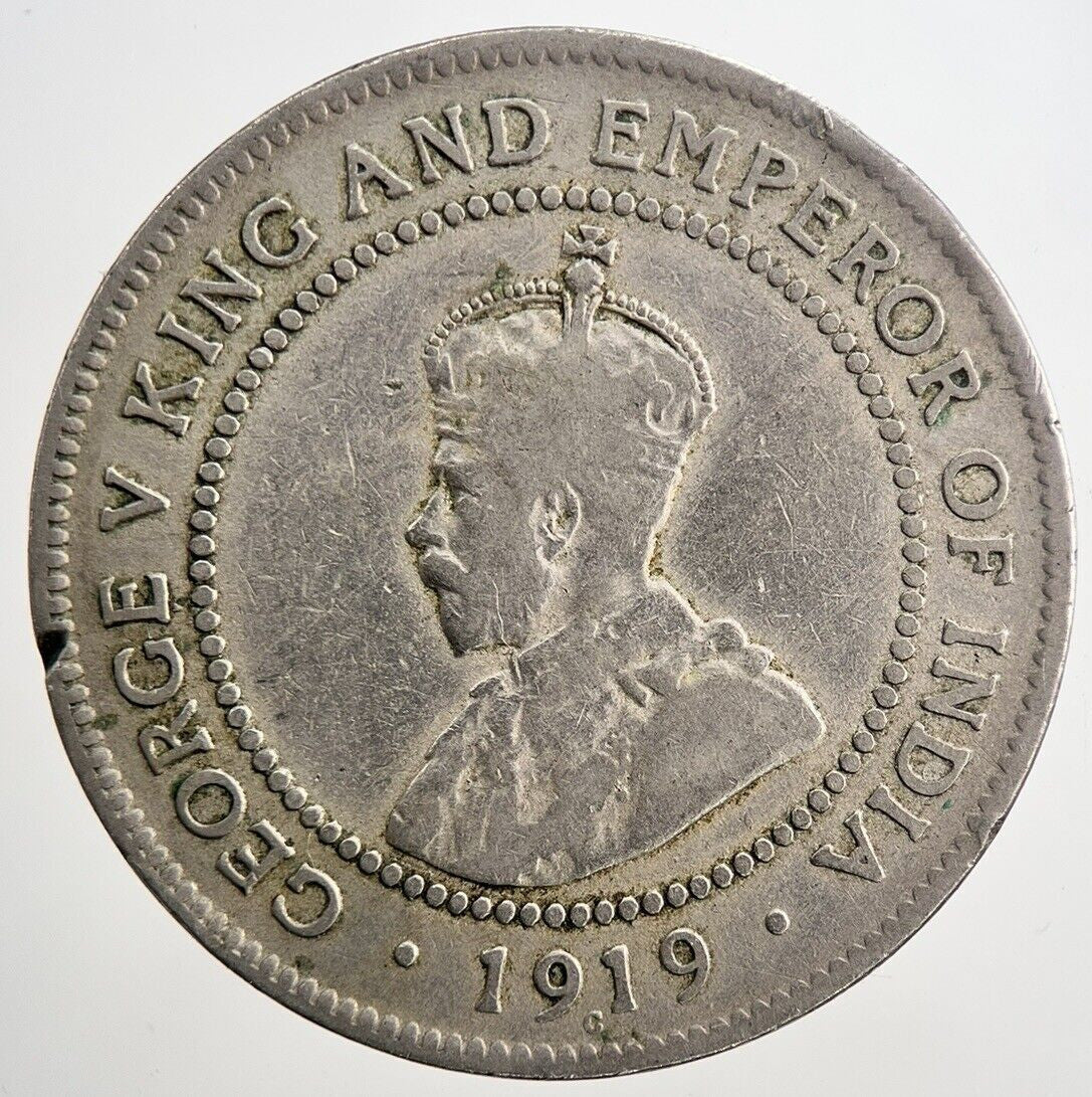 1919 Jamaica George V One Penny Coin | Collectable Grade | a5653