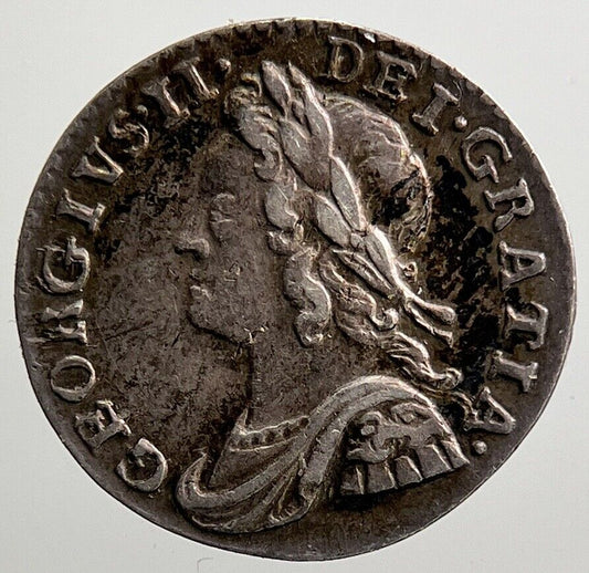 1760 George II Maundy Penny Silver Coin | Fine Collectable Grade | a2056